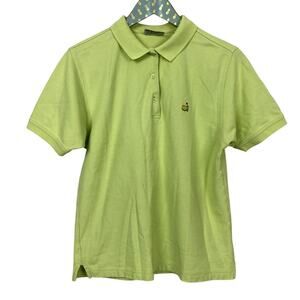 Masters Collection Polo Shirt Womens Large Green Augusta National Golf Logo Top